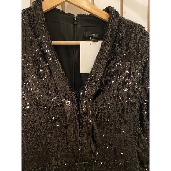 Express Sequin Jumpsuit Size - Picture 4 of 7